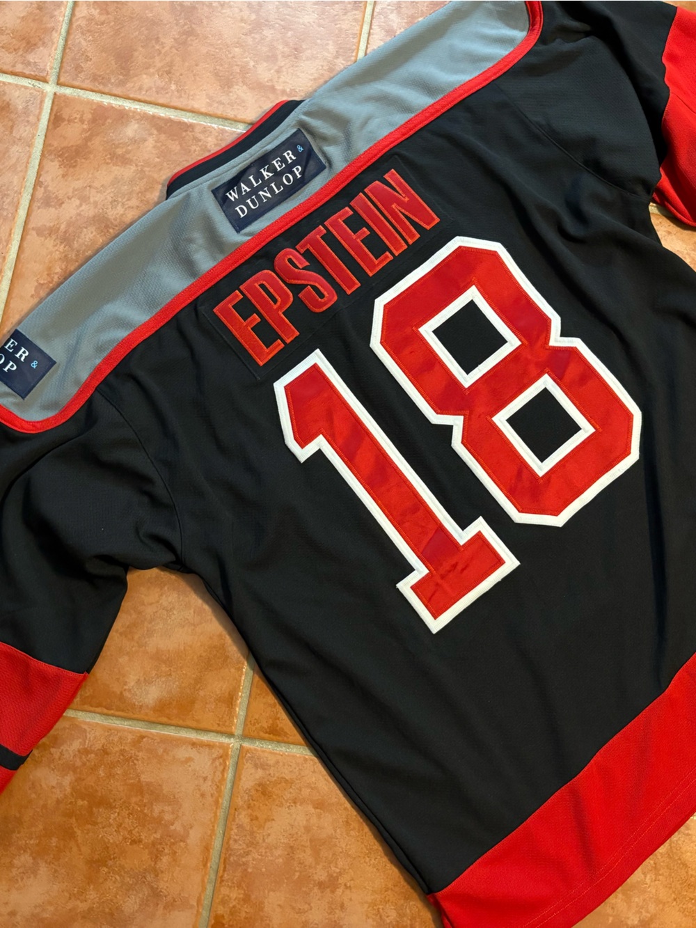 RCCS Hockey Classic 2021 Black & Red Jersey Epstein hockey
